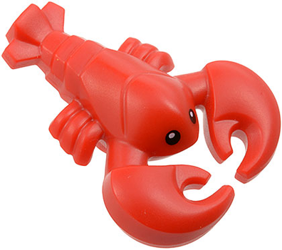 Lobster with Black Eyes Pattern